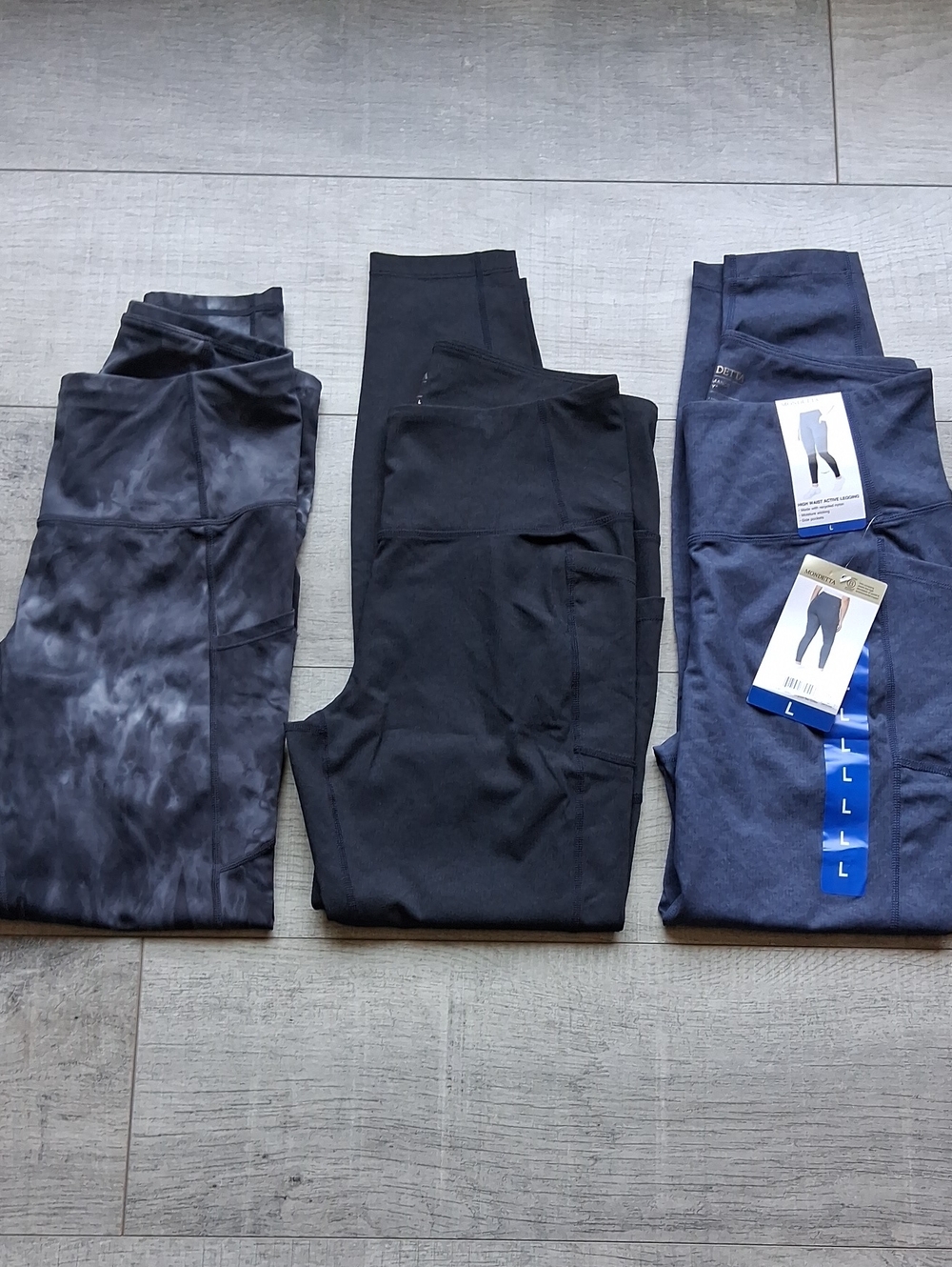 Lot of 3 Mondetta High Waisted Leggings Size L